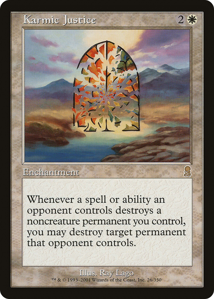 Karmic Justice (ODY-026) (Foil)
