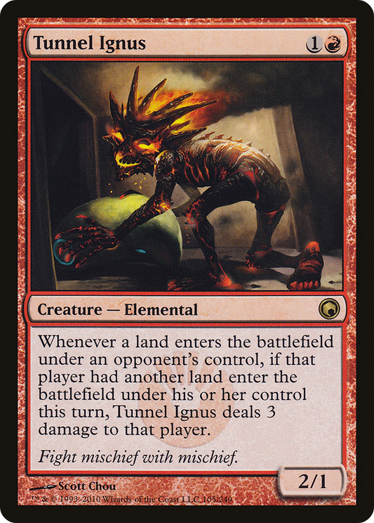Tunnel Ignus (SOM-105) (Foil)