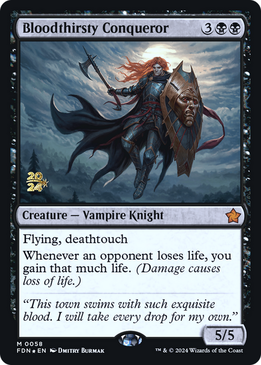Bloodthirsty Conqueror (PRE-58S) (Foil)