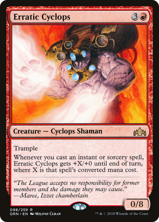 Erratic Cyclops (GRN-098) (Foil)