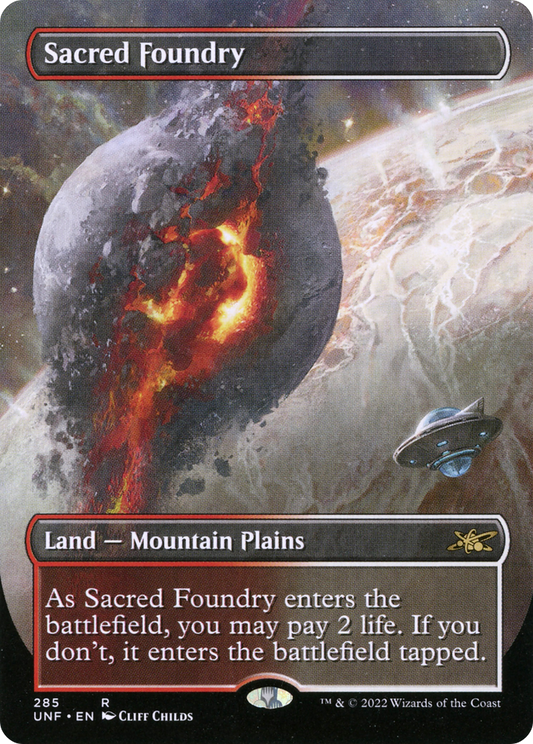 Sacred Foundry (UNF-285) (Borderless) (Foil)