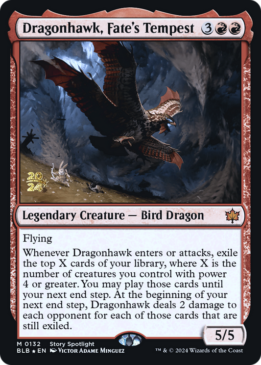 Dragonhawk, Fate's Tempest (PRE-132S) (Foil)