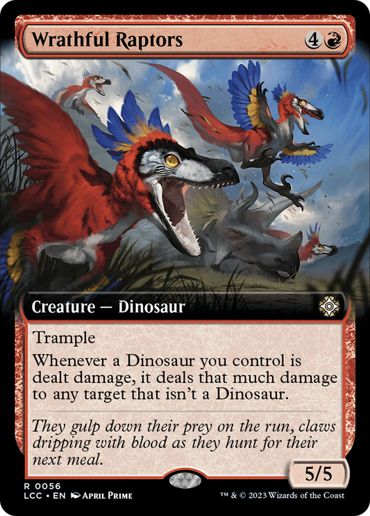 Wrathful Raptors (LCC-056) (Extended Art)