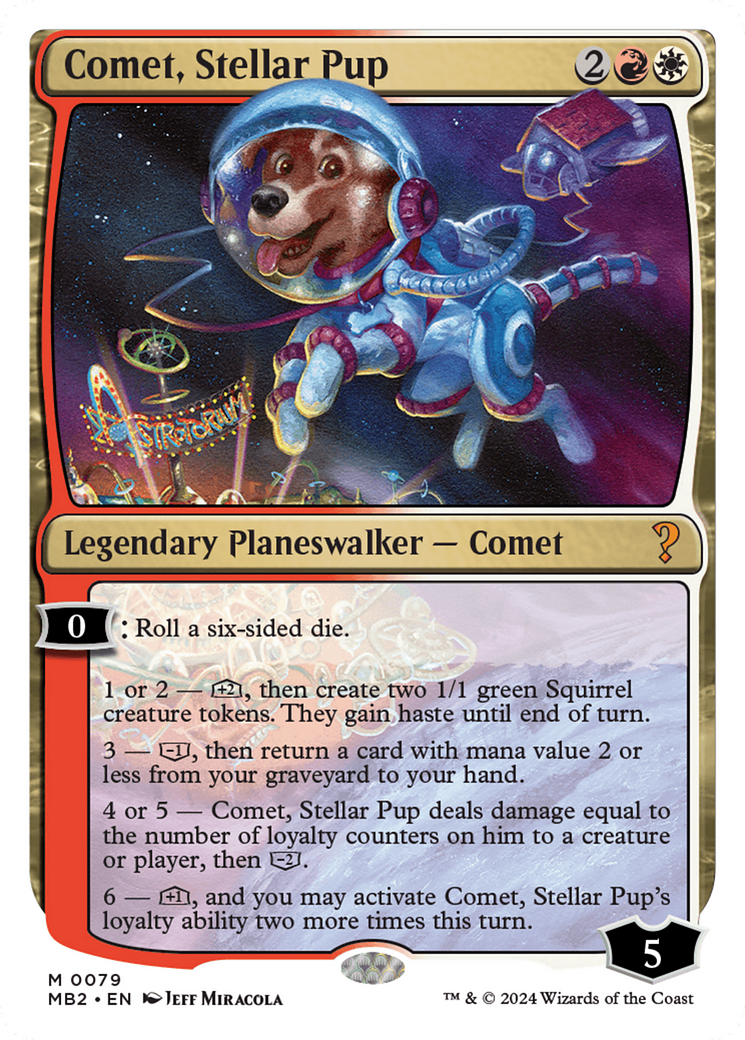 Comet, Stellar Pup (MB2-079)