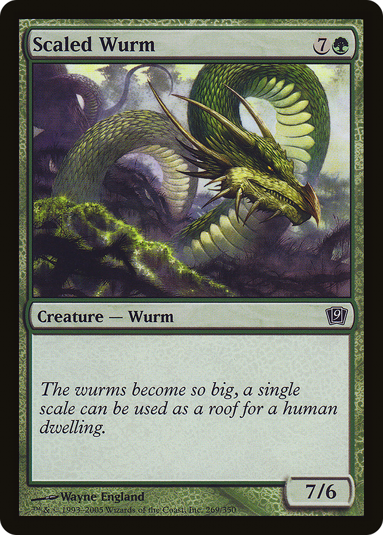 Scaled Wurm (9ED-269★) (Foil)
