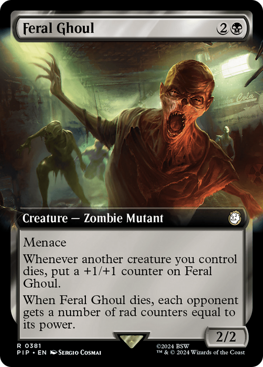 Feral Ghoul (PIP-381) (Extended Art) (Foil)
