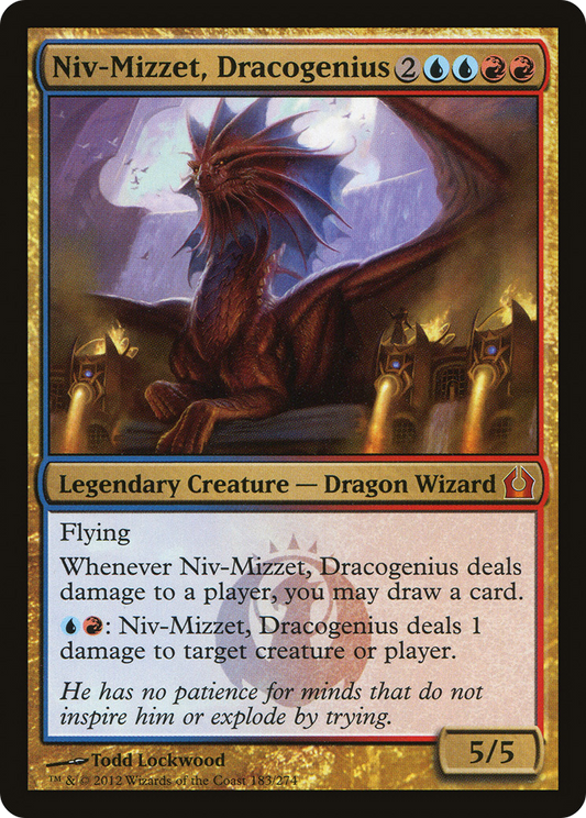Niv-Mizzet, Dracogenius (RTR-183) (Foil)
