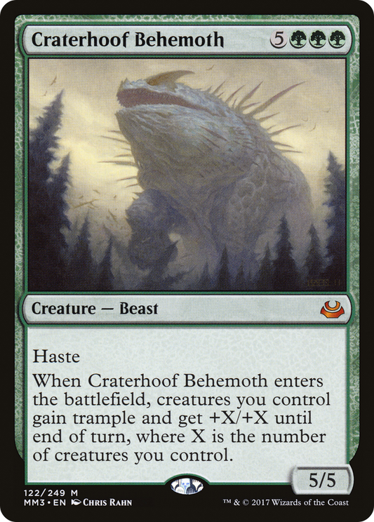 Craterhoof Behemoth (MM3-122)