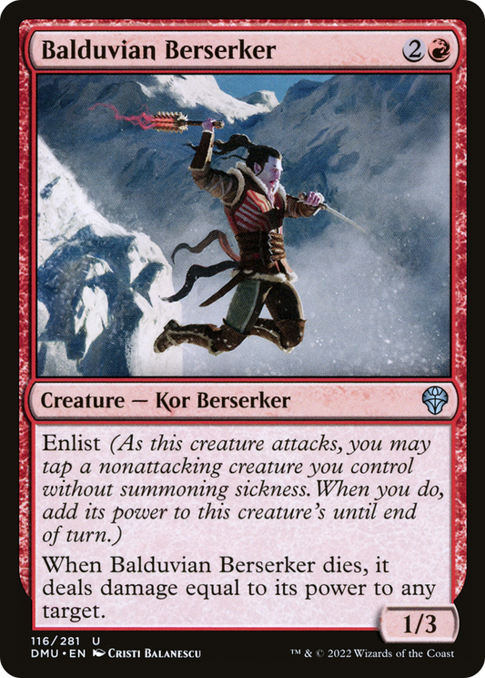 Balduvian Berserker (DMU-116) (Foil)