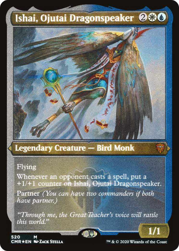 Ishai, Ojutai Dragonspeaker (CMR-520) (Etched Foil)