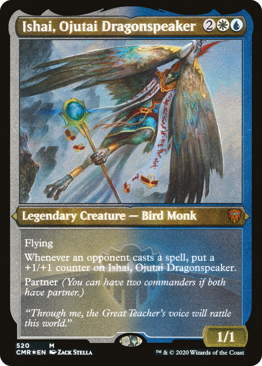 Ishai, Ojutai Dragonspeaker (CMR-520) (Etched Foil)