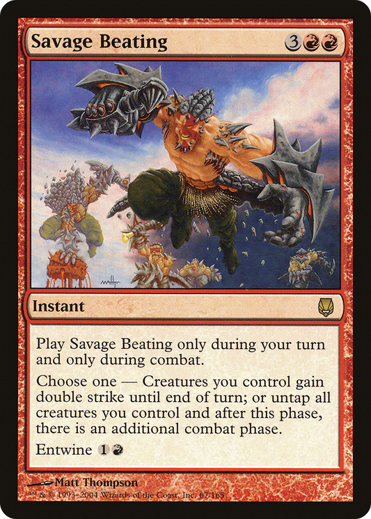 Savage Beating (DST-067) (Foil)