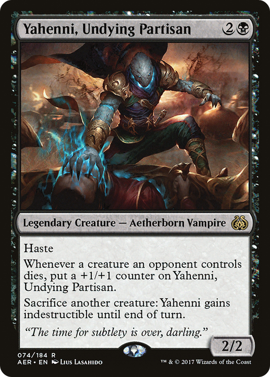 Yahenni, Undying Partisan (AER-074)