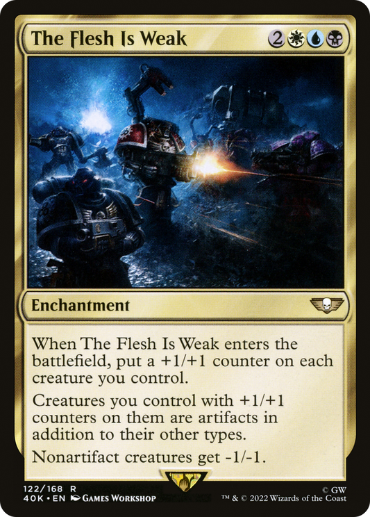 The Flesh Is Weak (40K-122)