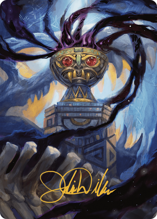 Chalice of the Void Art Card (ALCI-079) (Gold-Stamped Signature)