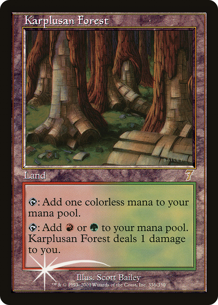 Karplusan Forest (7ED-336★) (Foil)