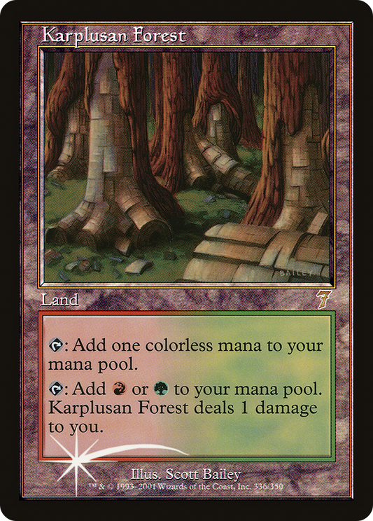 Karplusan Forest (7ED-336★) (Foil)