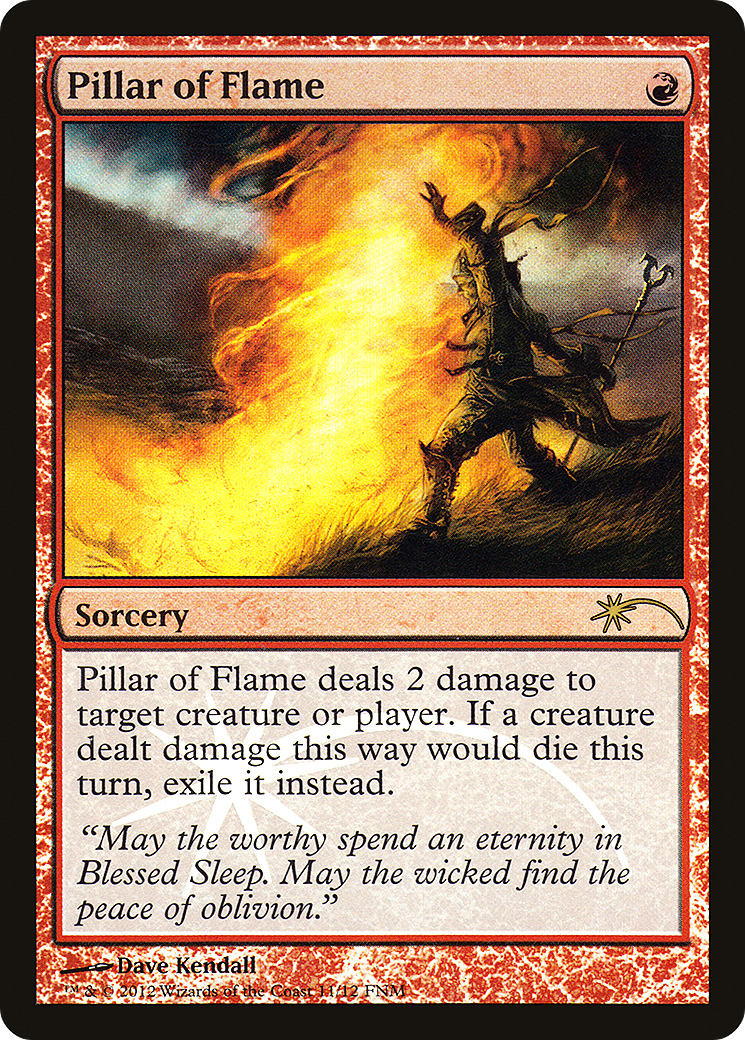 Pillar of Flame (FNM-011) (Foil)
