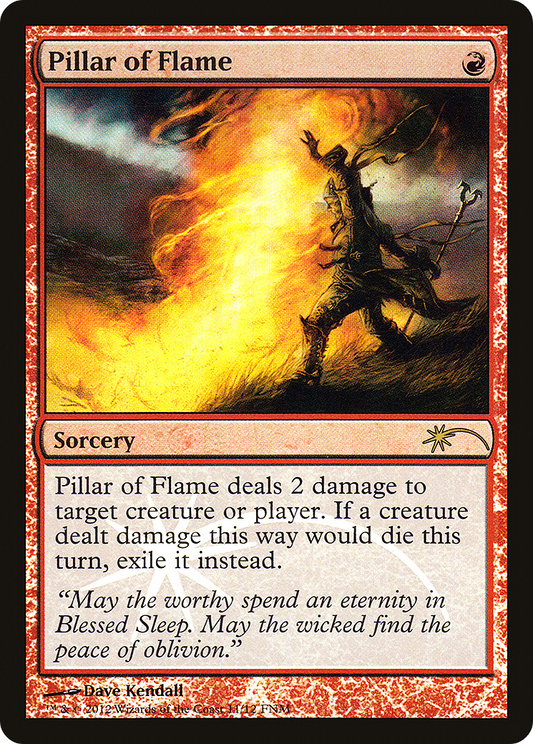 Pillar of Flame (FNM-011) (Foil)