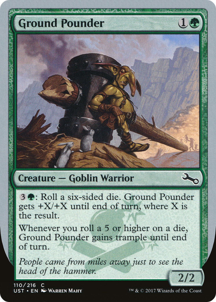Ground Pounder (UST-110) (Foil)