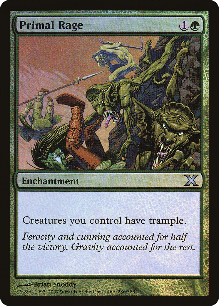 Primal Rage (10E-286★) (Foil)