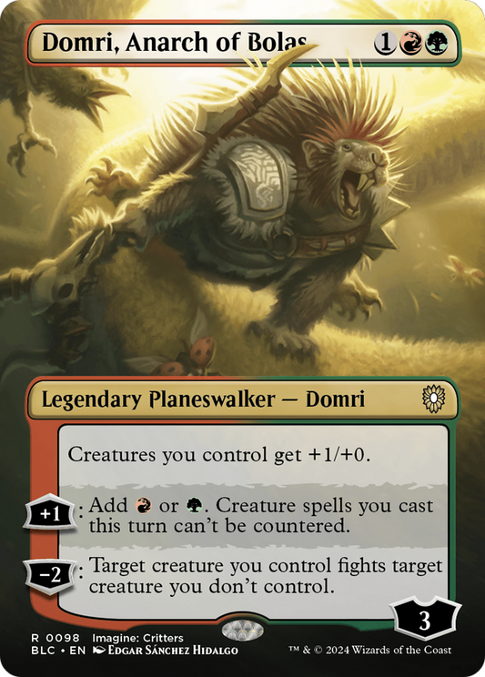Domri, Anarch of Bolas (BLC-098) (Borderless)