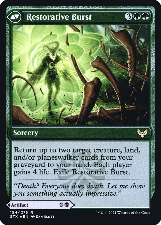 Pestilent Cauldron // Restorative Burst (PRE-154S) (Foil)
