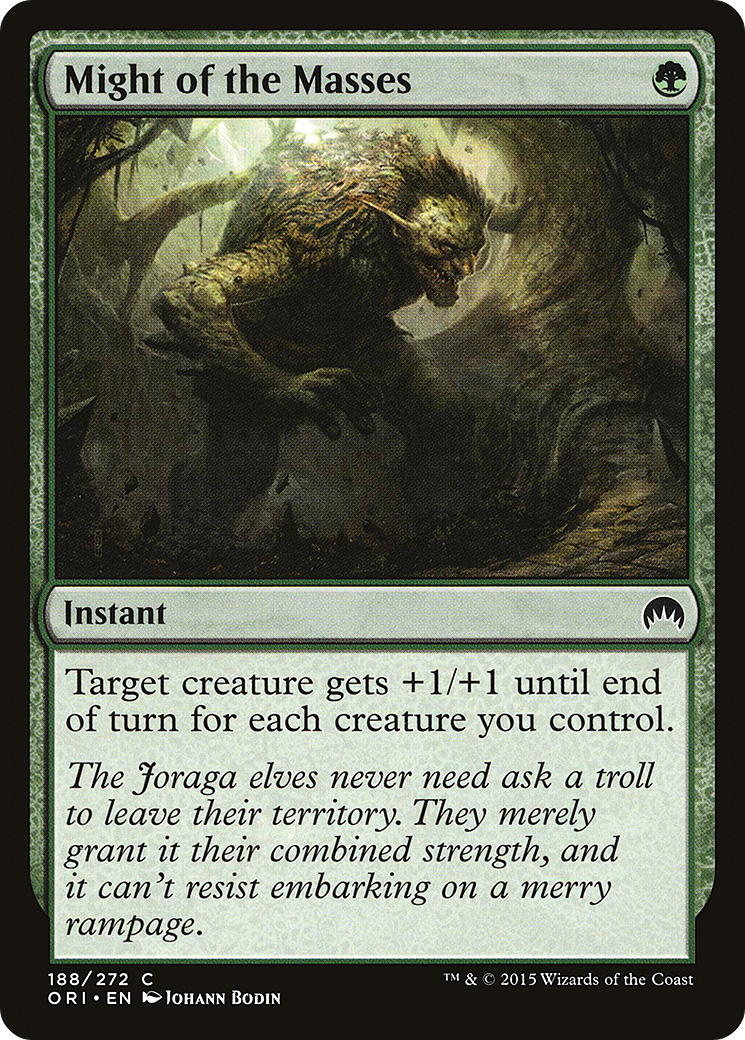 Might of the Masses (ORI-188) (Foil)