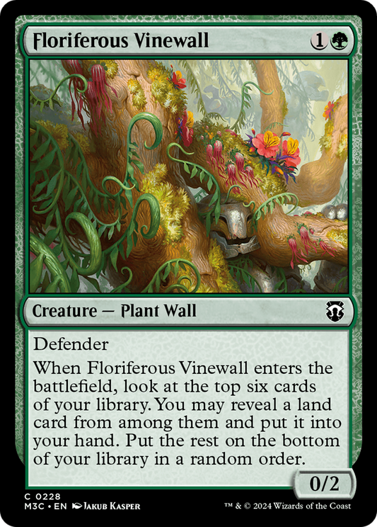Floriferous Vinewall (M3C-228)