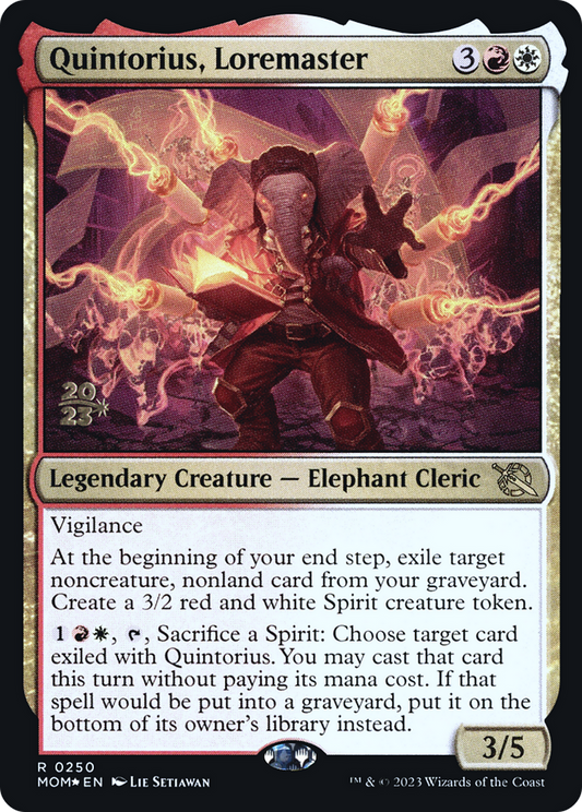 Quintorius, Loremaster (PRE-250S) (Foil)