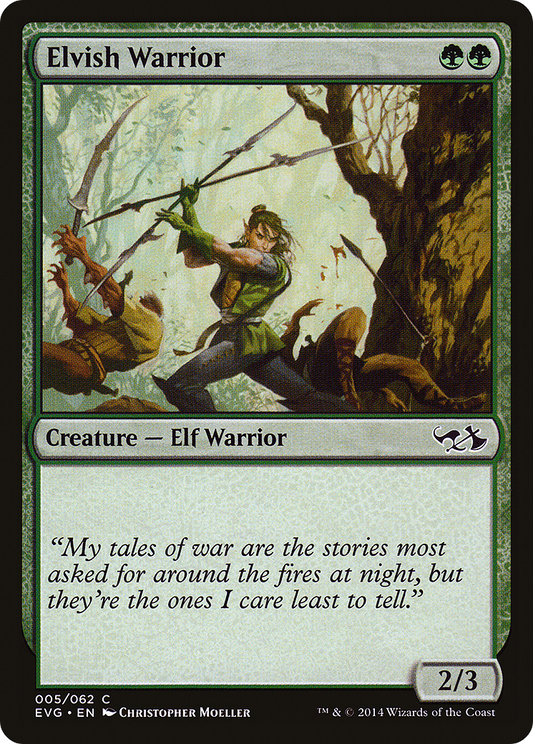 Elvish Warrior (DD3-005)