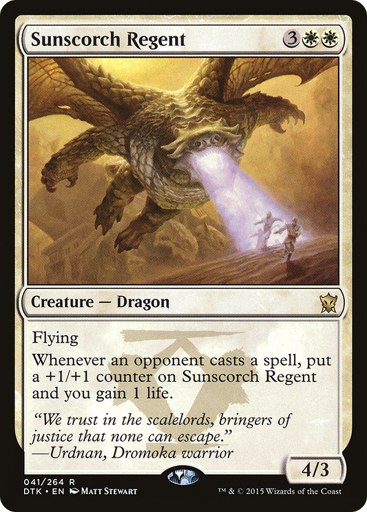 Sunscorch Regent (DTK-041)