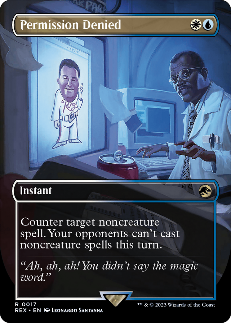 Permission Denied (REX-017) (Borderless) (Foil)
