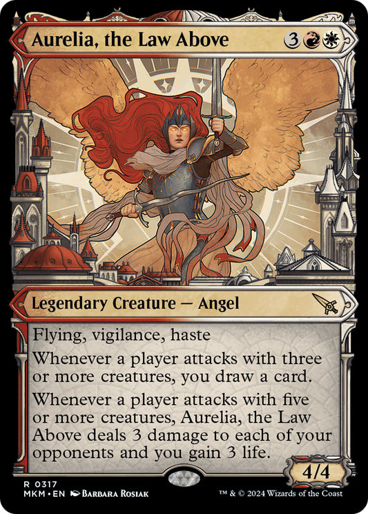 Aurelia, the Law Above (MKM-317) (Showcase) (Foil)