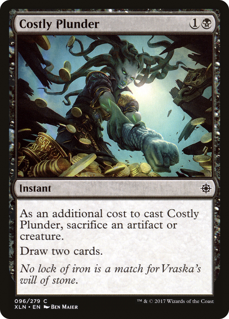 Costly Plunder (XLN-096) (Foil)