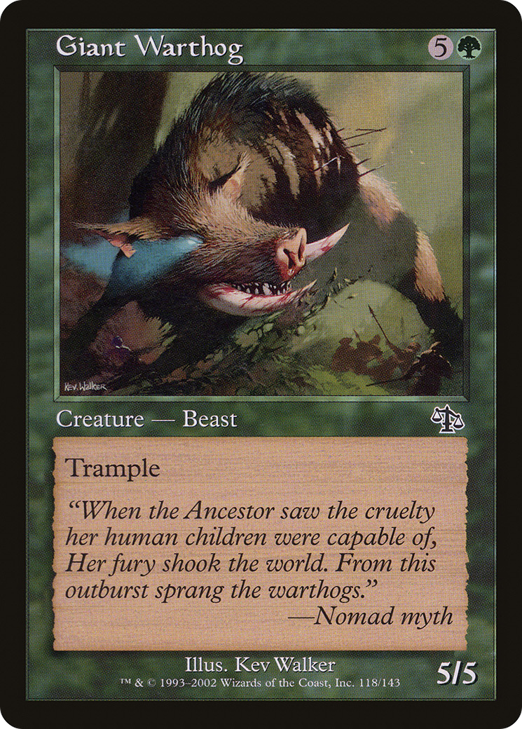 Giant Warthog (JUD-118) (Foil)