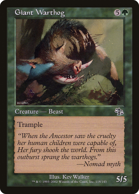 Giant Warthog (JUD-118) (Foil)