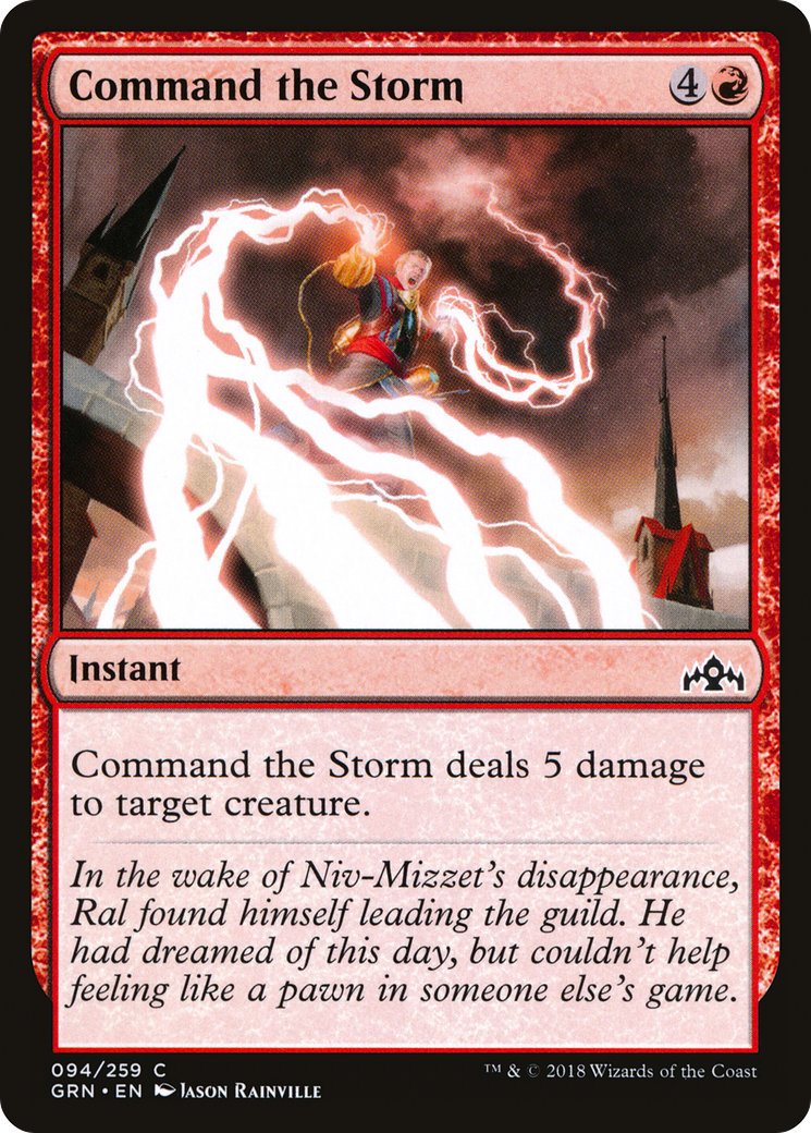 Command the Storm (GRN-094) (Foil)