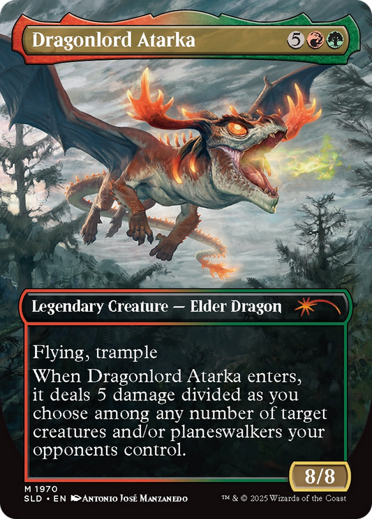 Dragonlord Atarka // Dragonlord Atarka (SLD-1970) (Borderless)
