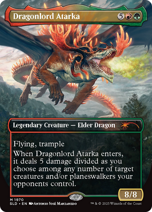 Dragonlord Atarka // Dragonlord Atarka (SLD-1970) (Borderless)
