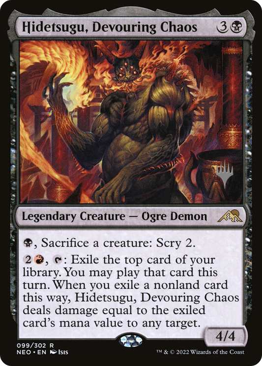 Hidetsugu, Devouring Chaos (PPNEO-99P) (Foil)