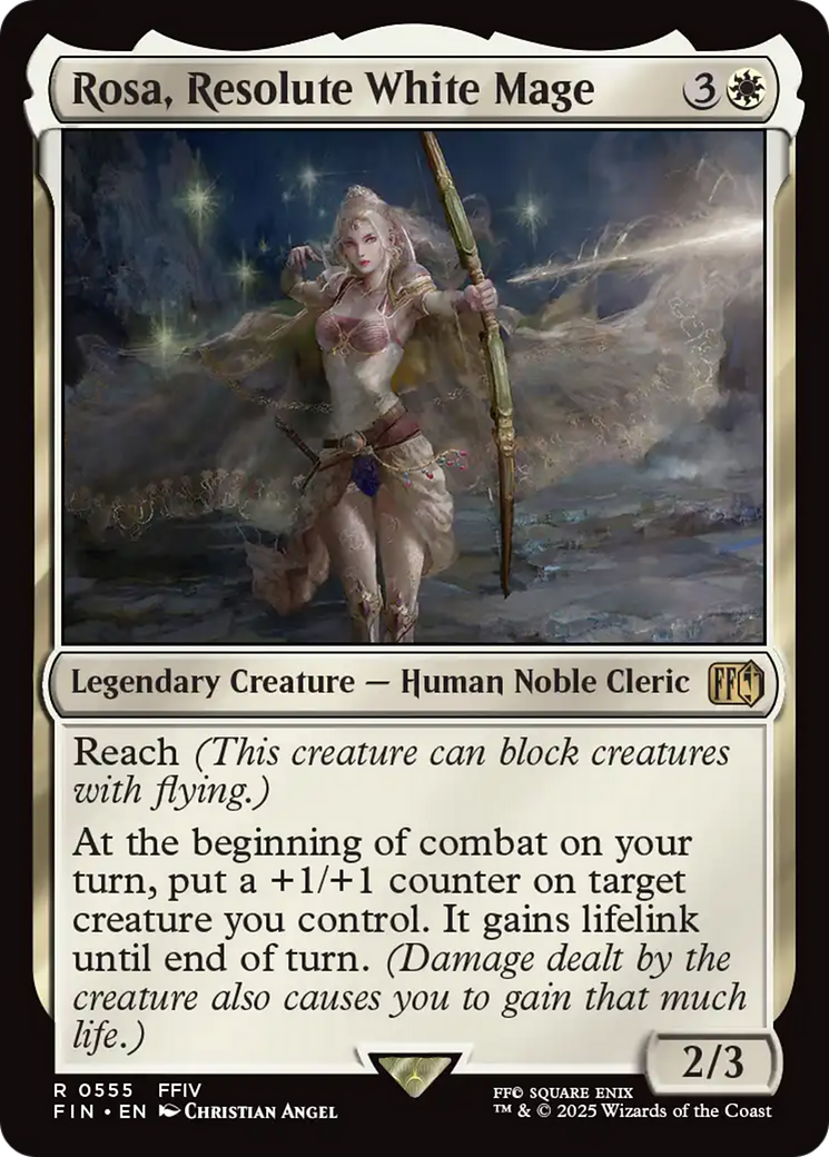 Rosa, Resolute White Mage (FIN-555)