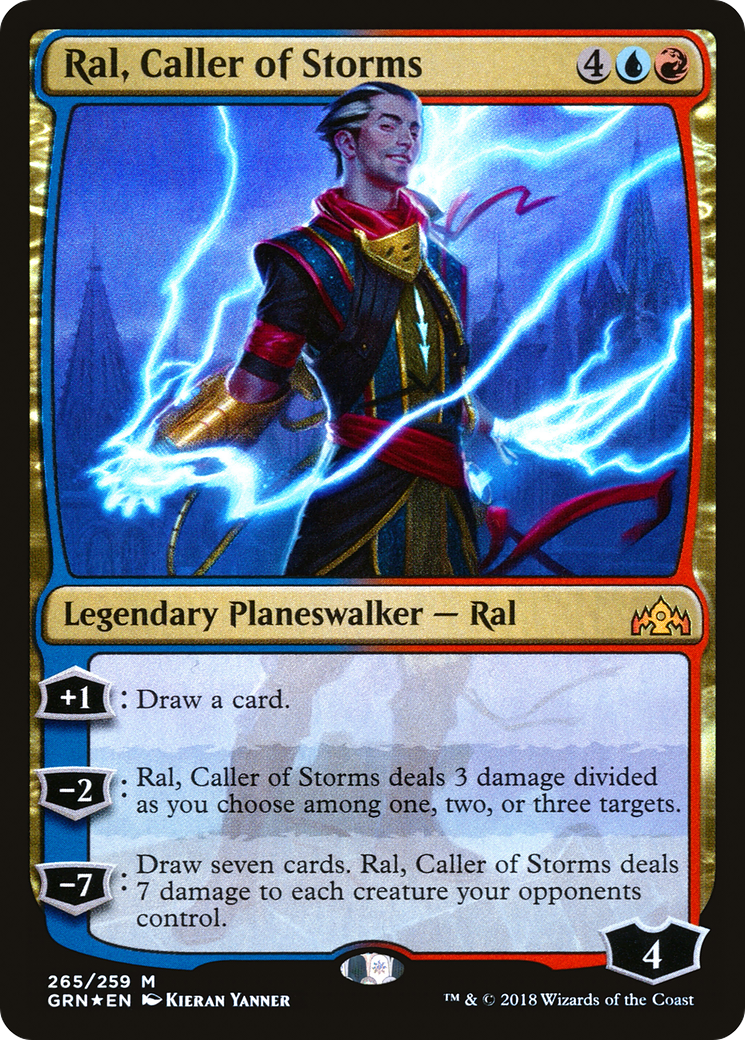 Ral, Caller of Storms (GRN-265) (Foil)