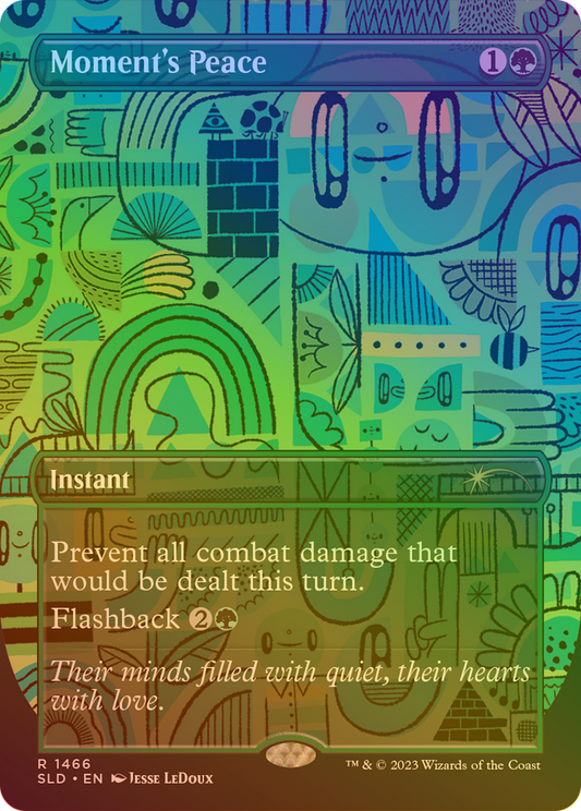 Moment's Peace (SLD-1466★) (Borderless) (Foil)