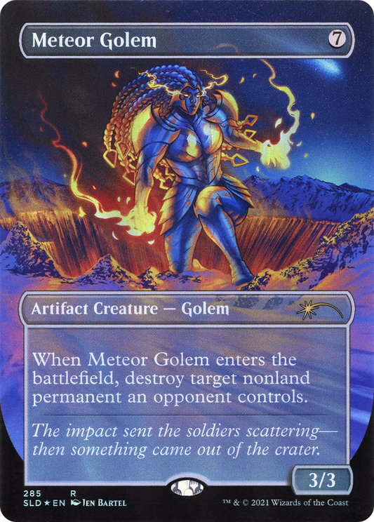 Meteor Golem (SLD-285) (Borderless) (Foil)
