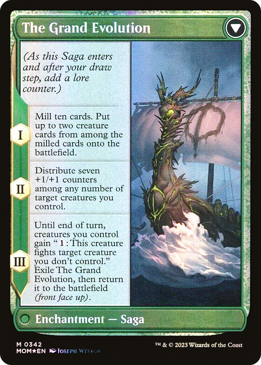 Vorinclex // The Grand Evolution (MOM-342) (Borderless) (Foil) (Serialized)