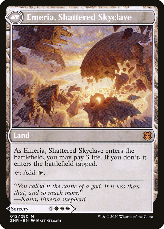 Emeria's Call // Emeria, Shattered Skyclave (ZNR-012) (Foil)