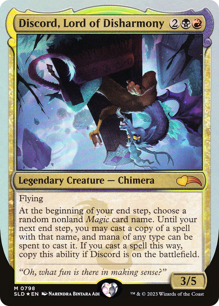 Discord, Lord of Disharmony (SLD-798) (Foil)