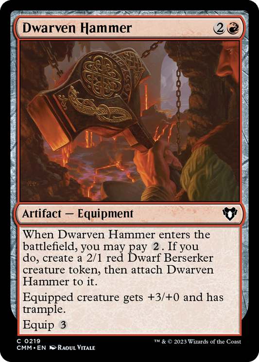 Dwarven Hammer (CMM-219) (Foil)