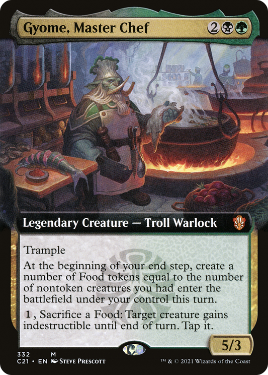 Gyome, Master Chef (C21-332) (Extended Art)